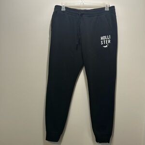 Women's Hollister Black Sweat Pants Size:L